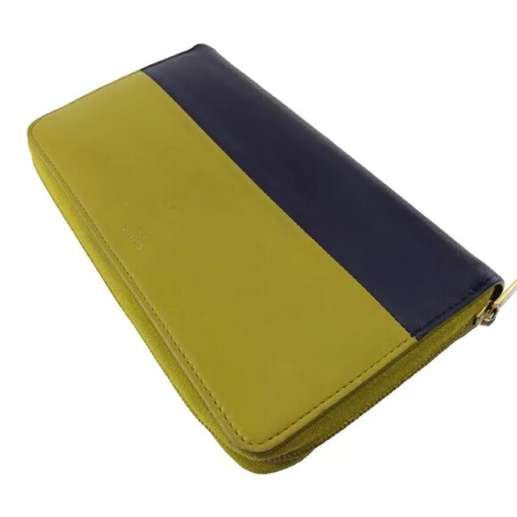 Celine long wallet bicolor leather Authentic USED - Picture 4 of 11